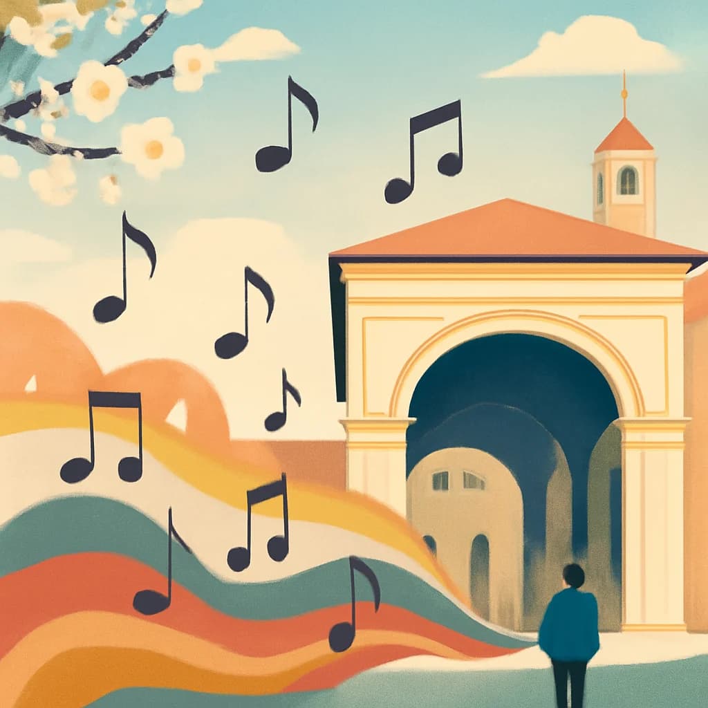 Concerto della Banda Cittadina sodoro Capitanio al portico di Palazzo Loggia — Musica a Brescia, Piazza della Loggia