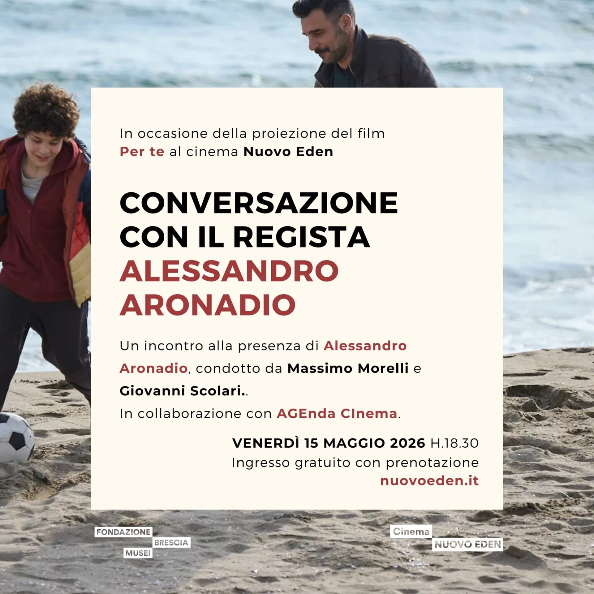 Conversazione con Alessandro Aronadio — Cinema a Brescia, Sala 2