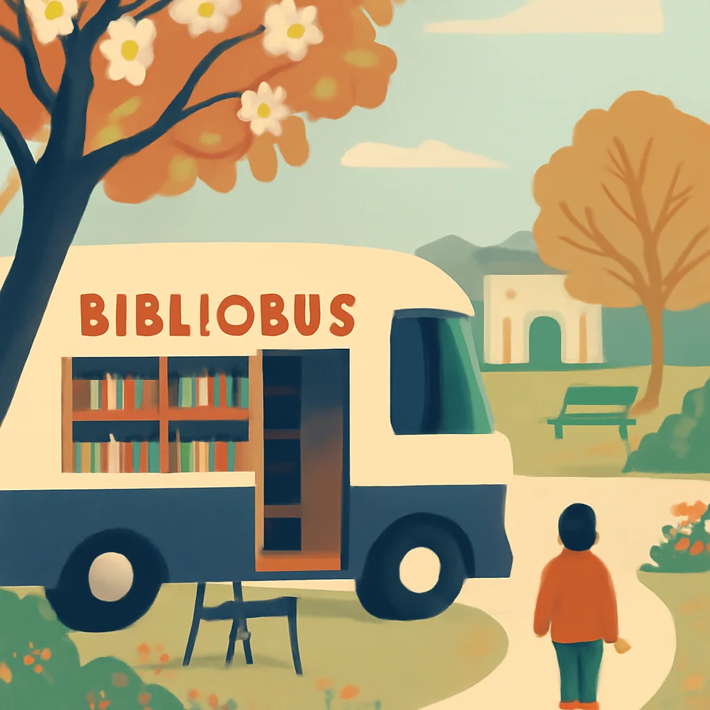 Bibliobus al parco di Piero — Famiglia a Brescia, Parco Piero Morari