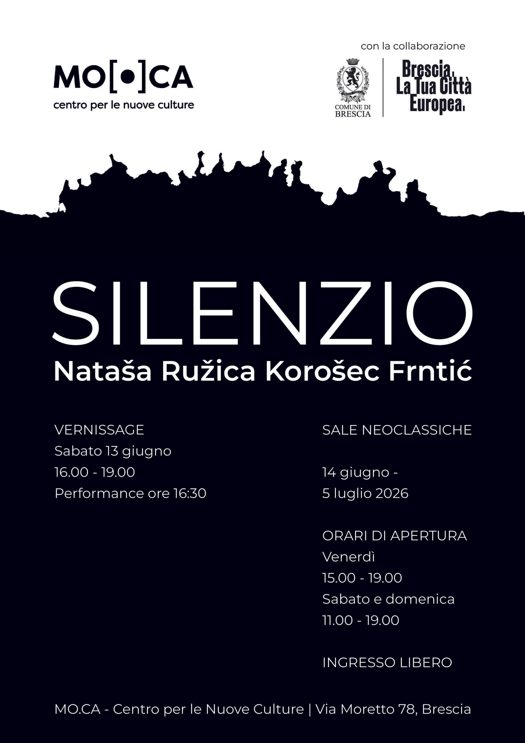 Silenzio, di Nataša Ružica Korošec Frntić — Mostre a Brescia, MO.CA Centro Nuove Culture