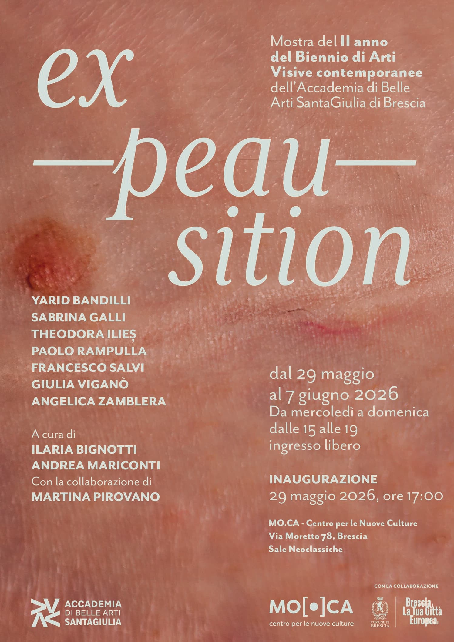 Ex-peau-sition — Mostre a Brescia, MO.CA Centro Nuove Culture