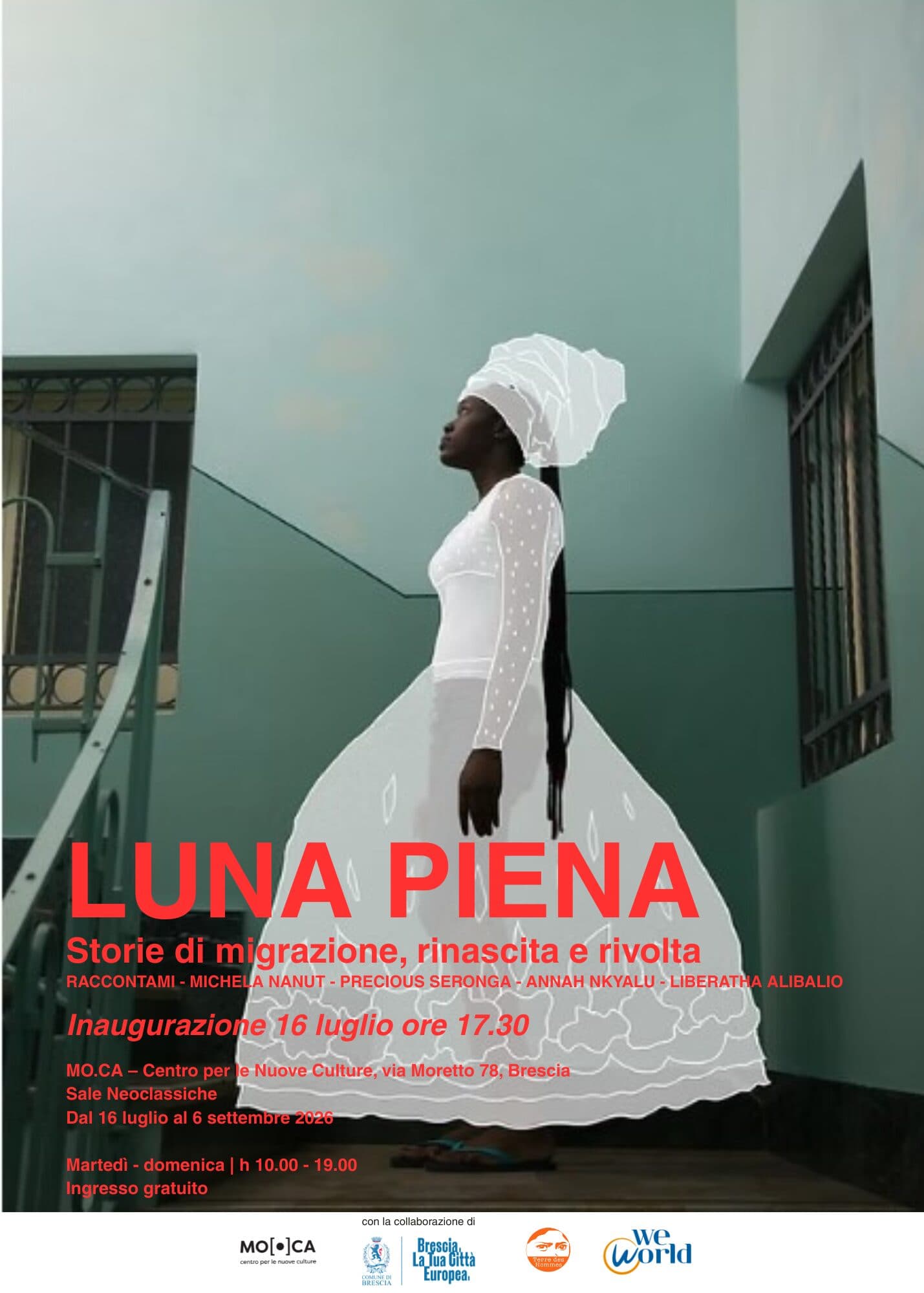 LUNA PIENA – Storie di migrazione, rinascita e rivolta — Mostre a Brescia, 29 giugno – 6 settembre