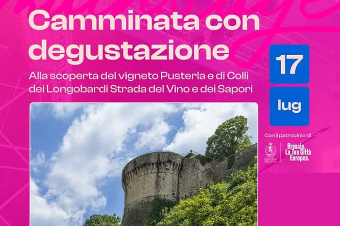 Passeggiata al tramonto con degustazione — Food a Brescia, Castello di Brescia