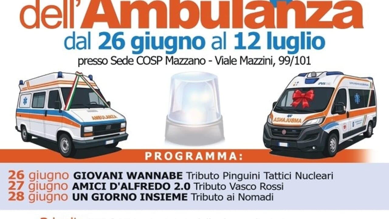 Mazzano: 38esima festa dell'ambulanza — Food a provincia di Brescia, provincia di Brescia, Sede COSP Mazzano